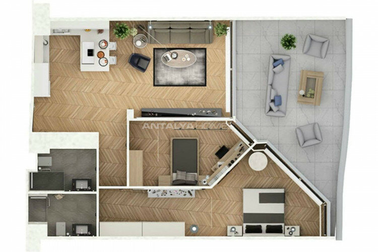 Квартира 2+1 в Стамбуле, Турция | SBB-46241