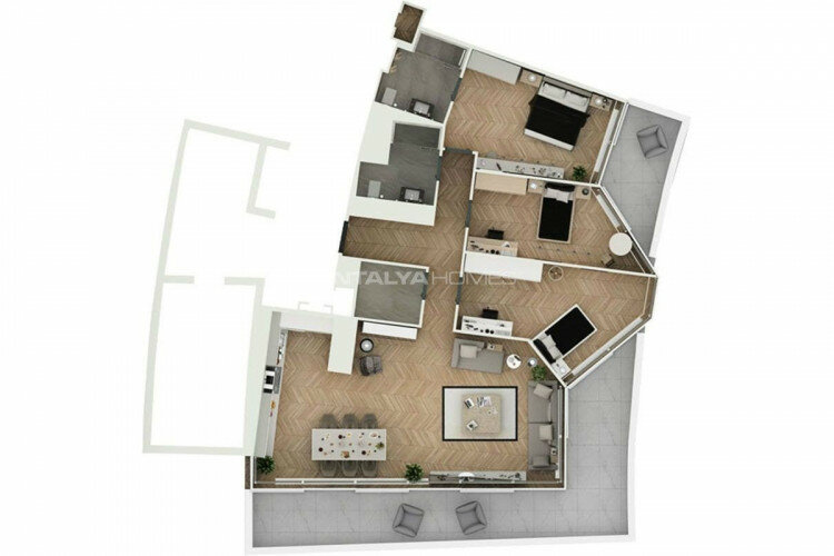 Квартира 2+1 в Стамбуле, Турция | SBB-46241