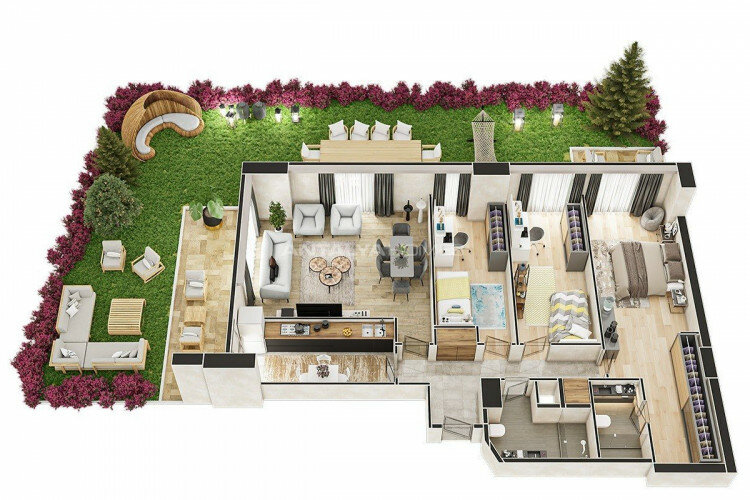 Квартира 3+1 в Стамбуле, Турция | SBB-46287