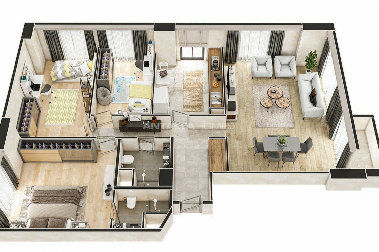 Квартира 3+1 в Стамбуле, Турция | SBB-46287