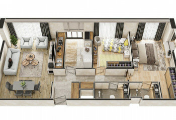 Квартира 3+1 в Стамбуле, Турция | SBB-46287