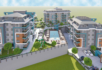 Квартира 1+1 в Оба, Алания, Турция | PKK-33749