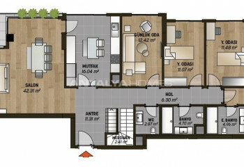 Квартира 4+1 в Стамбуле, Турция | PBB-46437