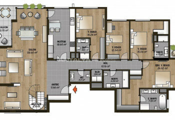 Квартира 4+1 в Стамбуле, Турция | PBB-46437