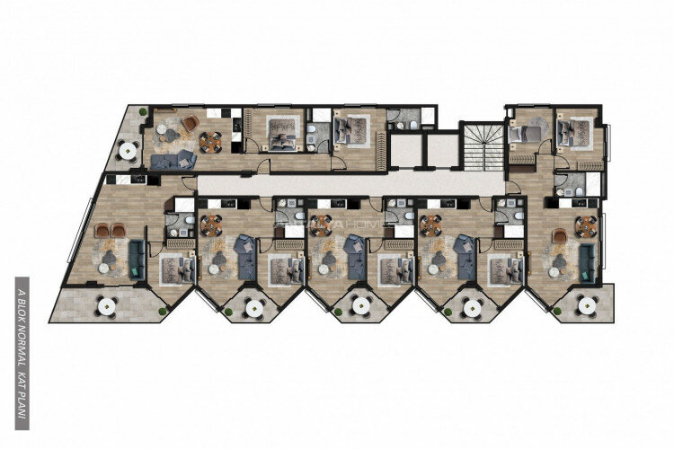 Квартира 2+1 в Анталии, Турция | STE-45205