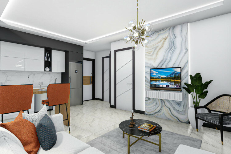 Квартира 1+1 в Оба, Алания, Турция | PTE-37667