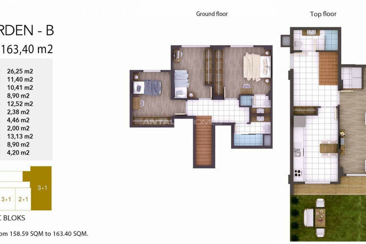 Квартира 2+1 в Коджаэле, Турция | STE-46777