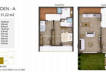 Квартира 2+1 в Коджаэле, Турция | STE-46777