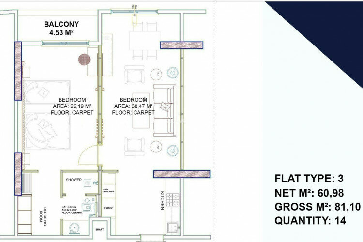 Квартира 3+1 в Ялове, Турция | PTE-46990