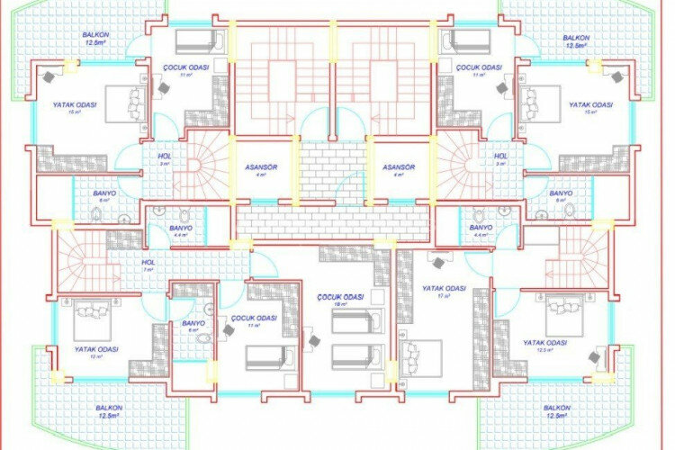 Квартира 2+1 в Анталии, Турция | PKK-45528
