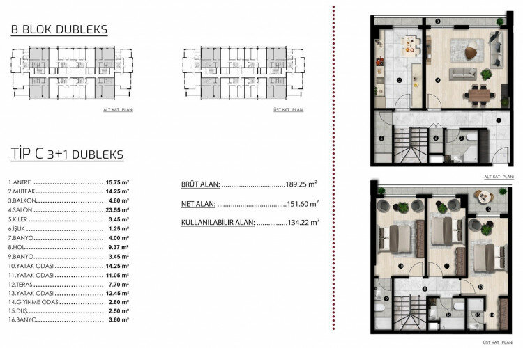 Квартира 2+1 в Бурсе, Турция | PBB-46910