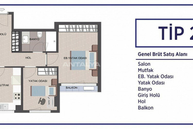 Квартира 4+1 в Стамбуле, Турция | STE-46492