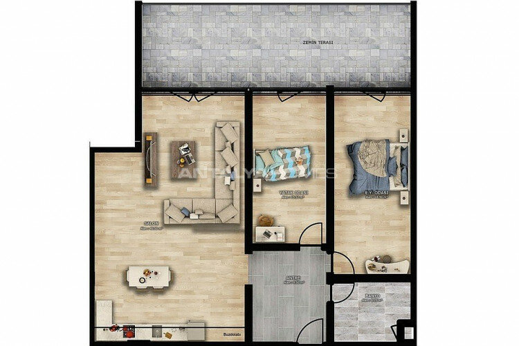 Квартира 4+1 в Трабзоне, Турция | STE-46856