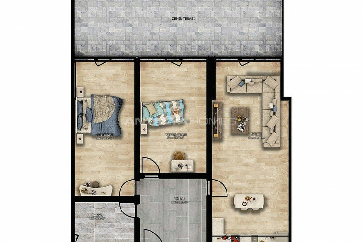 Квартира 4+1 в Трабзоне, Турция | STE-46856