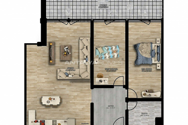 Квартира 4+1 в Трабзоне, Турция | STE-46856