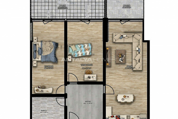 Квартира 4+1 в Трабзоне, Турция | STE-46856