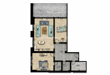 Квартира 4+1 в Трабзоне, Турция | STE-46856