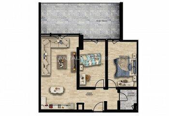 Квартира 4+1 в Трабзоне, Турция | STE-46856