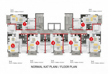 Квартира 2+1 в Анталии, Турция | STE-45189