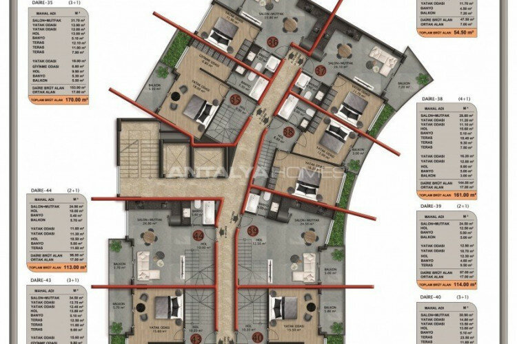 Квартира 3+1 в Анталии, Турция | PBB-45470