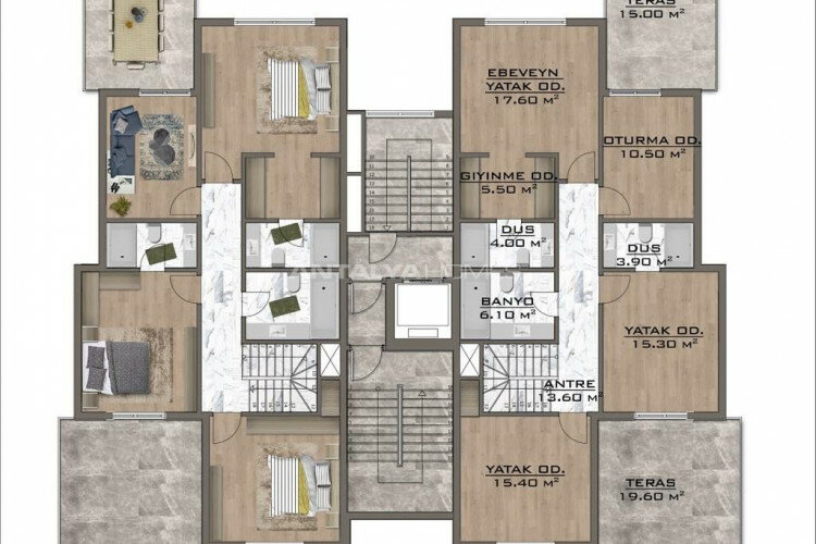 Квартира 3+1 в Бурсе, Турция | STE-46926