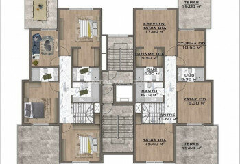 Квартира 3+1 в Бурсе, Турция | STE-46926