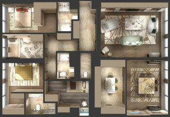 Квартира 4+1 в Стамбуле, Турция | PKK-16148