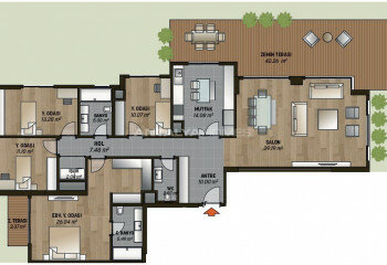 Квартира 6+1 в Стамбуле, Турция | SBB-46439