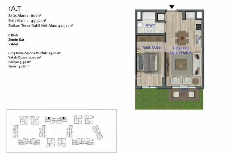 Квартира 4+1 в Кепезе, Анталия, Турция | SBB-44851