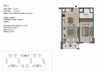 Квартира 4+1 в Кепезе, Анталия, Турция | SBB-44851