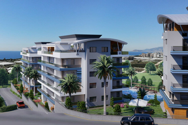 Квартира 1+1 в Каргыджаке, Алания, Турция | STE-44193