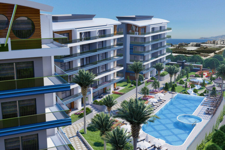 Квартира 1+1 в Каргыджаке, Алания, Турция | STE-44193