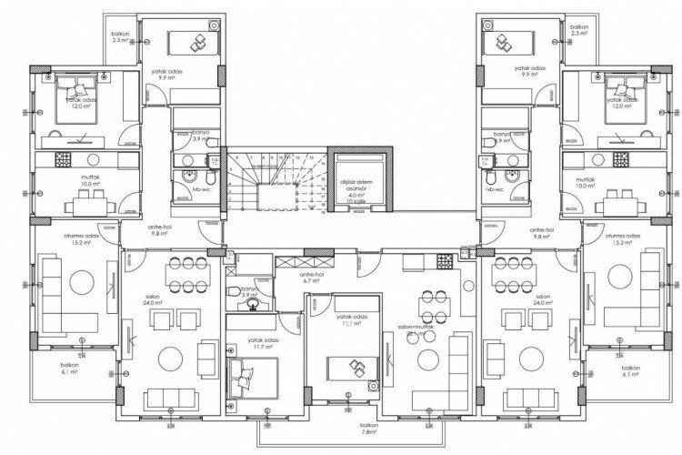 Квартира 3+1 в Анталии, Турция | SBB-45481