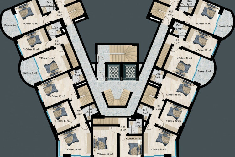 Квартира 2+1 в Анталии, Турция | PBB-45433