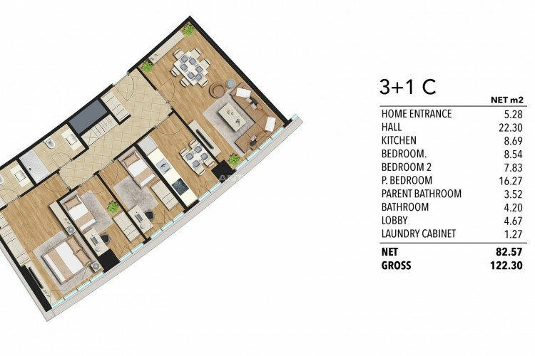 Квартира 1+1 в Малтепе, Стамбул, Турция | PKK-46411