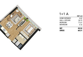 Квартира 1+1 в Малтепе, Стамбул, Турция | PKK-46411