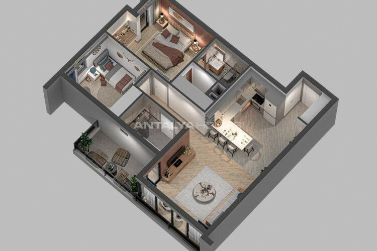 Квартира 2+1 в Анталии, Турция | SBB-45300