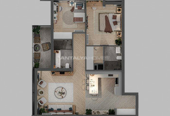 Квартира 2+1 в Анталии, Турция | SBB-45300