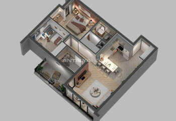 Квартира 2+1 в Анталии, Турция | SBB-45300