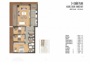 Квартира 2+1 в Стамбуле, Турция | PKK-46651