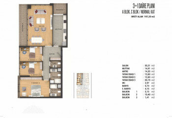 Квартира 2+1 в Стамбуле, Турция | PKK-46651