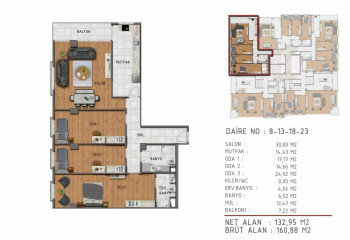 Квартира 4+1 в Стамбуле, Турция | STE-46452