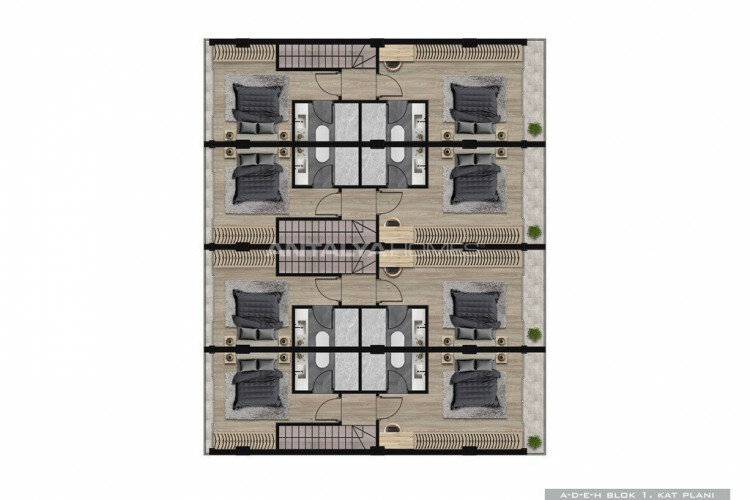 Квартира 2+1 в Анталии, Турция | STE-45560