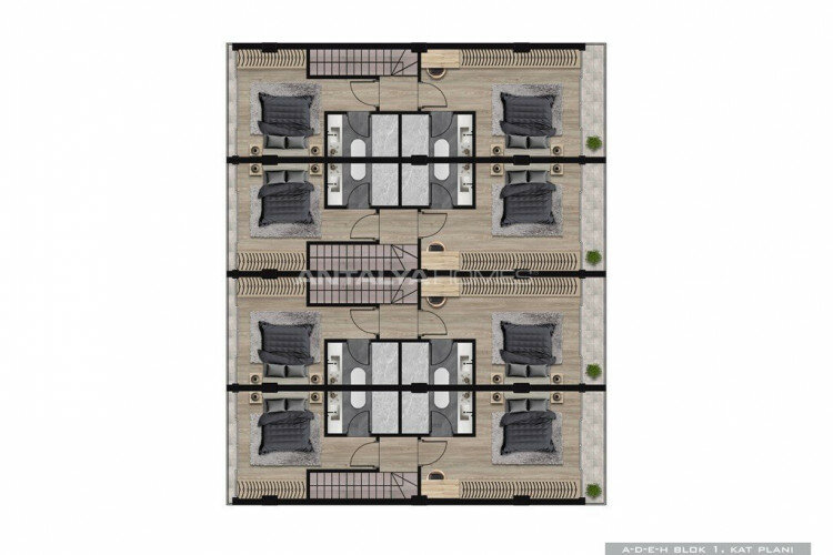 Квартира 2+1 в Анталии, Турция | STE-45560