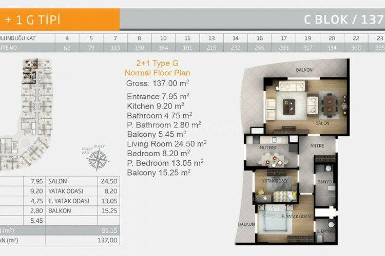 Квартира 2+1 в Стамбуле, Турция | PKK-46093