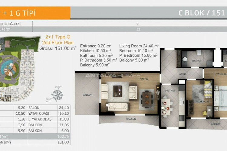 Квартира 2+1 в Стамбуле, Турция | PKK-46093