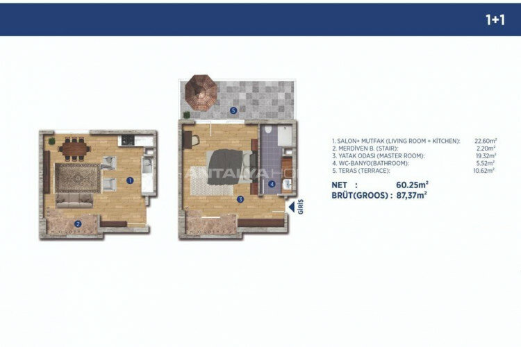 Квартира 3+1 в Стамбуле, Турция | PBB-46508