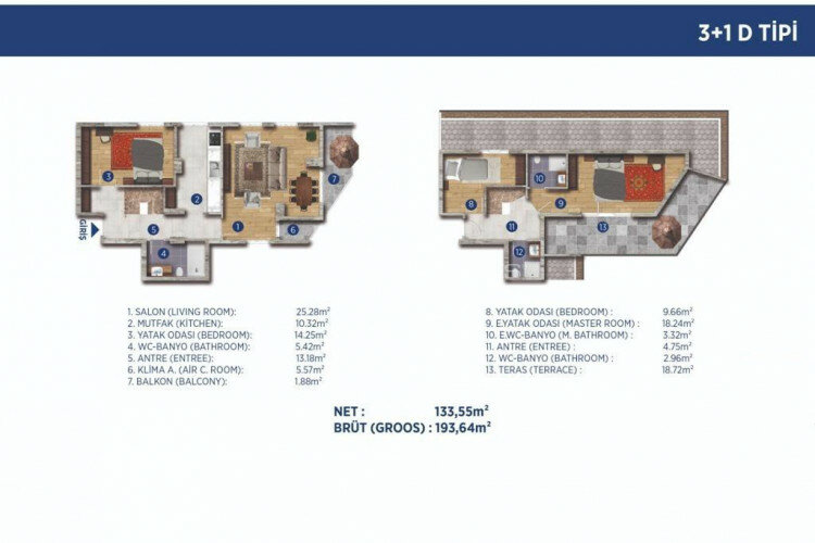 Квартира 3+1 в Стамбуле, Турция | PBB-46508