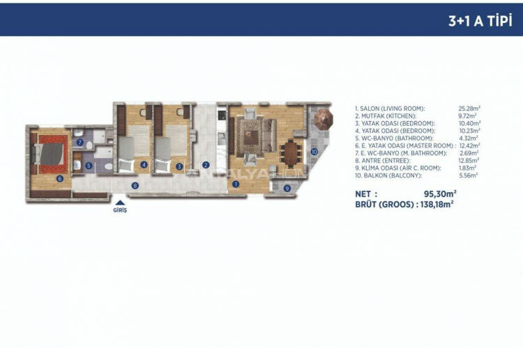 Квартира 3+1 в Стамбуле, Турция | PBB-46508