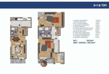 Квартира 3+1 в Стамбуле, Турция | PBB-46508